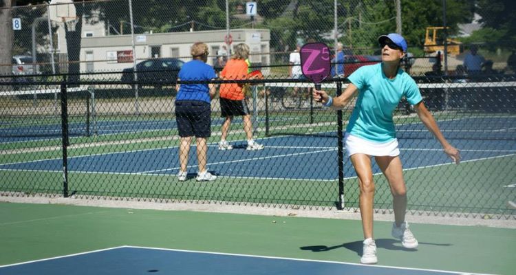 Pickleball on Concrete