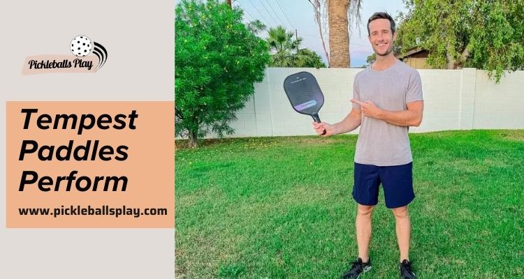 Tempest Paddles Perform on the Court