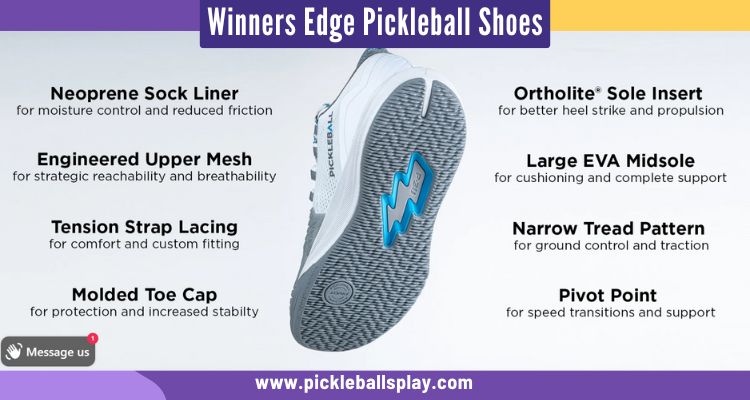 Winners Edge Pickleball Shoes