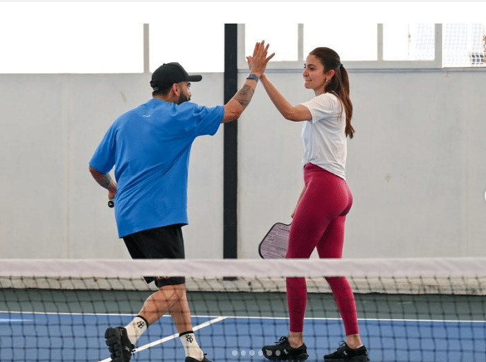 Virat Kohli and Anushka Sharma Play Pickleball