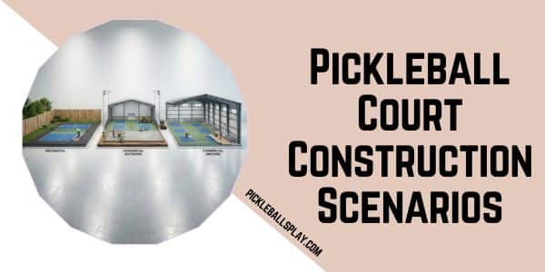 Pickleball Court Construction Scenarios